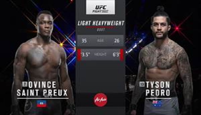 Ovince Saint Preux vs Tyson Pedro Full Fight Highlights