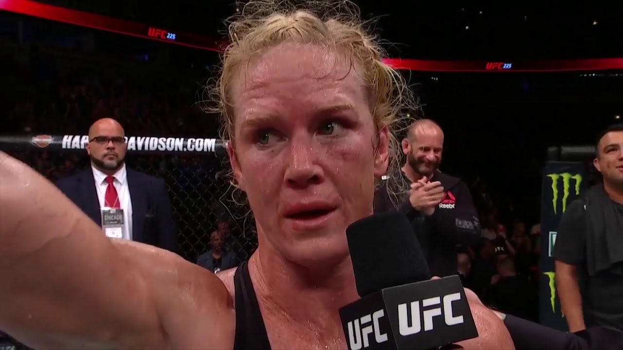 UFC 225: Holly Holm Octagon Interview